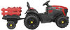 Jamara e.K 460895, Jamara e.K. Ride-on Traktor Super Load mit Anhänger rot 12V