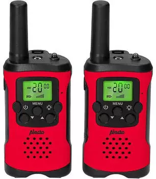 Alecto FR-115 Set von zwei Walkie Talkies rot