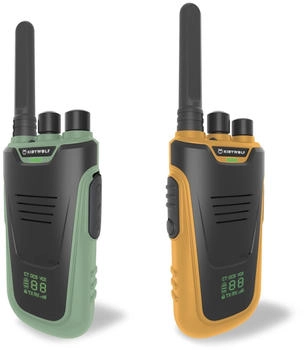 Kidywolf Walkie-Talkies mit Taschenlampe gr&uuml;n/orange