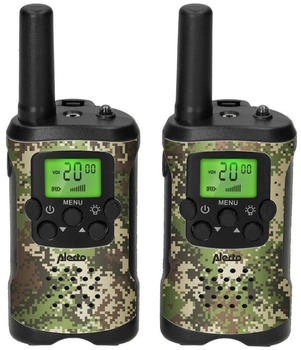 Alecto FR-115 Set of two Walkie Talkies camouflage