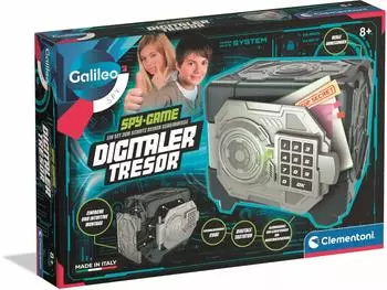 Clementoni Galileo Spy Digitaler Tresor - Safe mit Alarm & Warnleuchte