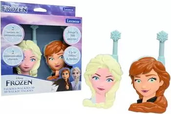 Lexibook Disney Frozen 3D Walkie-Talkies, 2 Kan&auml;le, 500m (TW18FZ)