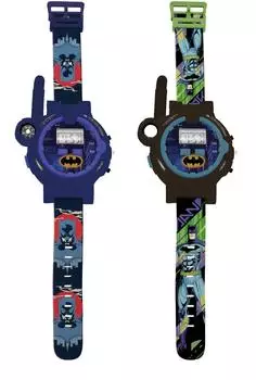 Lexibook Batman Walkie-Talkie-Uhren 2 St., 200m Reichweite, Kompass (DMWTW1BAT)