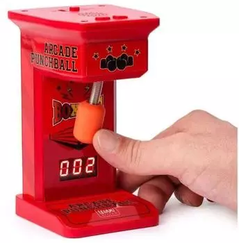 Legami Mini Arcade Punchingball mit Licht und Sound, rot (PBL0001)
