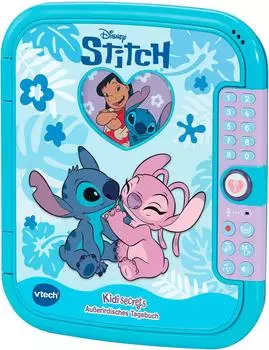 VTech Stitch Au&szlig;erirdisches Tagebuch, interaktives Spielzeug mit Mikrofon (80-586204)