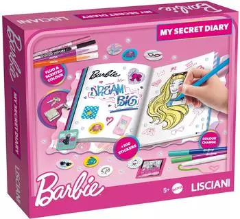 Lisciani Barbie My Secret Diary Kreativspiel, mehrfarbig (86030)