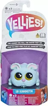 Hasbro Yellies! Sir Bunnington stimmenaktiviertes Häschen, ab 5 Jahren (E6144)
