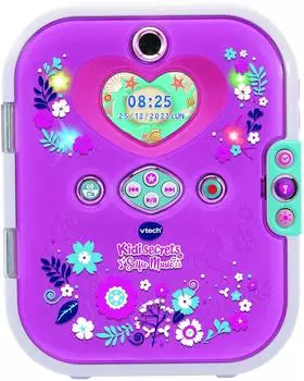 VTech KidiSecrets Selfie Music 2.0 Interaktives Tagebuch mit Kamera & MP3 (80-541907-007)