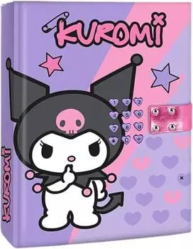 Kids Licensing Kuromi elektronisches Geheimtagebuch mit Sound, Mädchen (KU00025)