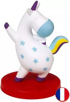 Faba Fantastisches Einhorn Klangfigur, mehrfarbig (FFF40002)