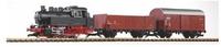Piko 37120 - G Start-Set BR 80 mit 2 G&uuml;terwagen DB Epoche III (inklusiv Sound +