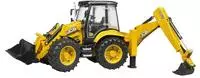 JCB SCX Baggerlader mit Helm INSO-01617, JCB SCX Baggerlader mit Helm Bruder JCB 5CX
