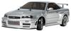 Tamiya 58605, Tamiya TT-02D Nismo R34 GT-R Z-Tune Brushed 1:10 RC Modellauto...