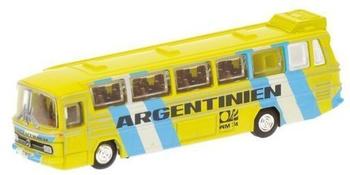 Minichamps 169035185 1:88 MERCEDES-BENZ O302 (LHD) FUSSBALL-WELTMEISTERSCHAFT 1974 MANNSCHAFTSBUS ARGENTINIEN L.E. 999 pcs.