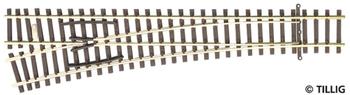 Tillig EW 2 links - Weiche 15° (83332)