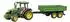 Bruder John Deere 5115 M mit Bordwandanhänger (02108)