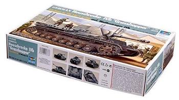 Trumpeter Heuschrecke IVb 10.5cm leichte Feldhaubitze 18/1 L/28 auf Waffentrager IVb (0373)