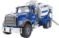 Bruder 2814, Bruder Baufahrzeug Modell Mack Granite Betonmischer Fertigmodell...