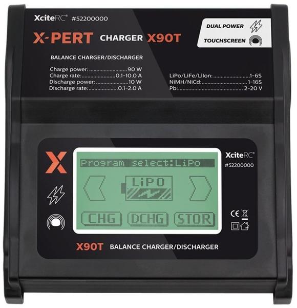 XciteRC Modellbau-Multifunktionsladegerät 12 V, 230 V 10 A X-PERT Charger X90 Touch