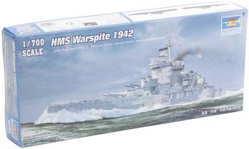Trumpeter HMS Warspite 1942