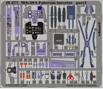 Eduard MiG-29A Fulcrum interior 1/48