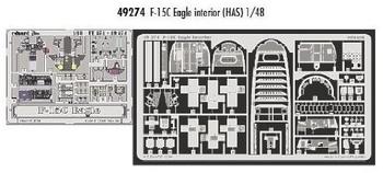 Eduard F-15C Eagle - Interior 1/48