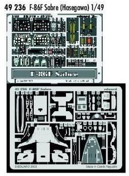 Eduard F-86F Sabre - Detailset 1/48