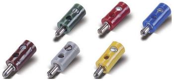 Conrad Modellbahn Stecker 2.6mm 100 St. mit Querloch Grün