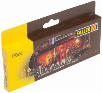 Faller 5 LEDs warm weiß (180653)