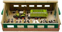 Kids Globe Farming 610492, Kids Globe Farming Pedestrian Stable Wood Klein 1:88