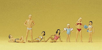 Preiser Kinder + Jugendliche im Schwimmbad (10308)