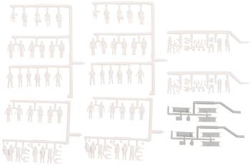 Preiser H0 (1:87) 16339 - H0 Feuerwehr + THW + RK