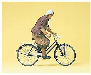Preiser 45068 Bäuerin auf Fahrrad