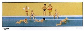 Preiser 10307 - Kinder im Schwimmbad