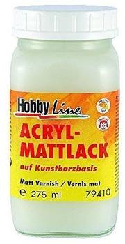 Hobby Line Acryl-Mattlack, transparent, auf Kunstharzbasis, 275ml