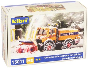 Kibri Unimog Schneefräse mit Winterdienstausrüstung 15011 H0