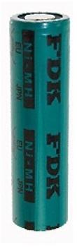 AccuCell Sanyo FDK Flat Top NiMH Akku 1,2V 1650mAh Lötfahne U-FORM