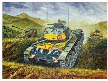AFV-Club M24 Chafee tank Korea war vision 2935209
