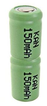 AccuCell KAN 1/3AAA Micro Akkupack 2,4 Volt 150mAh Ni-MH