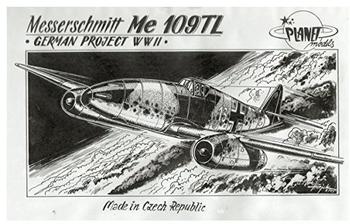 Glow2B Planet Models Messerschmitt Me 109 TL, Me 109 2 German Project WWII 2681004