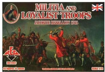 Red Box Militia+Loyalist Troops 1745,Jacobite R. 1982051