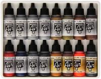 VALLEJO 071181, VALLEJO 071181 Farb-Set, Metalleffekte, 16 x 17 ml, Grundpreis: