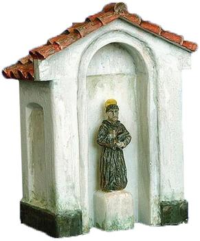 Plus Model Kapelle mit Statue - Plus Model 1/48
