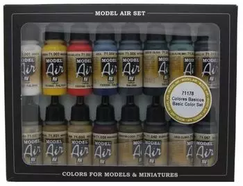 Vallejo Model Air Basisfarben Set (71.178)