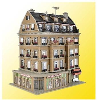 Vollmer Restaurant mit Inneneinrichtung und LED-Beleuchtung, Funktionsbausatz (43781)