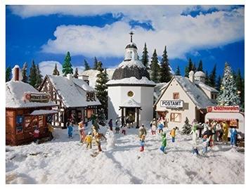 Vollmer Weihnachtsdorf mit Beleuchtung, Funktionsbausatz (42413)