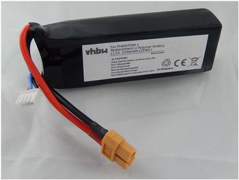 vhbw Li-Polymer Akku 2250mAh (11.1V) für Drohne Multicopter Quadrocopter DJI Phantom 1, Align F450,