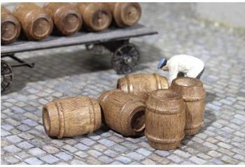 MBZ Holzfässer 5er-Set Unbemalt H0 (MBZ 80272)