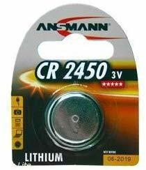 Ansmann CR2450 Lithium Knopfzelle 3,0Volt 560mAh
