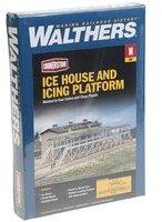 Walthers Eishaus und Eisplattform Bausatz 9333245 N